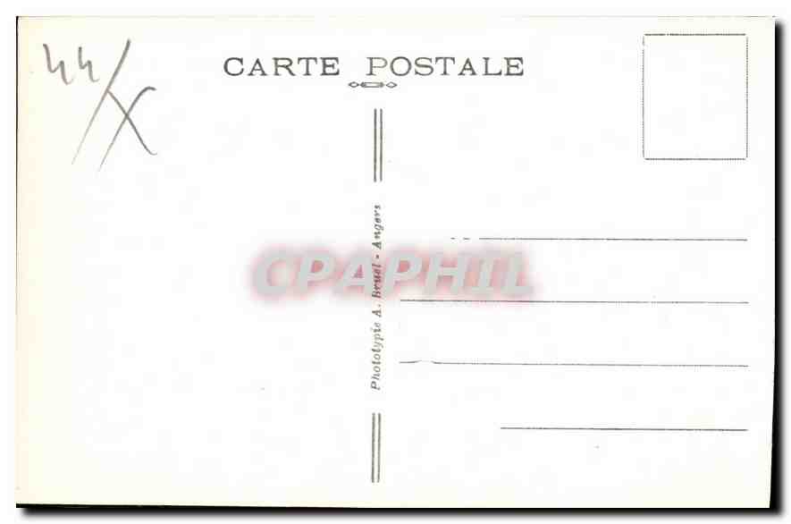 CPA La Baule sur Mer Loire Inf La Plage  — Rückseite