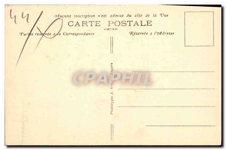 CPA La Baule sur Mer Loire Inf La Plage vers le Casino  — Rückseite