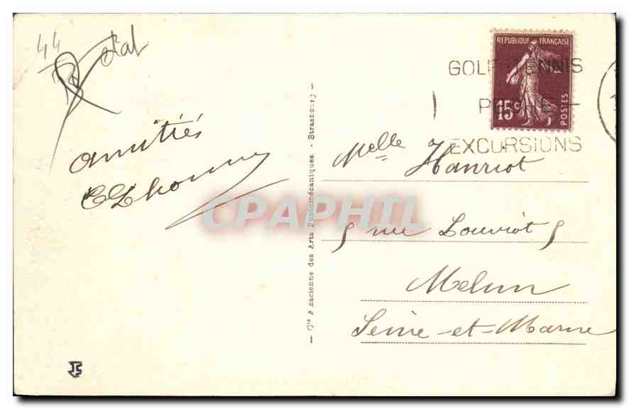 CPA La Baule Le Casino  — Rückseite