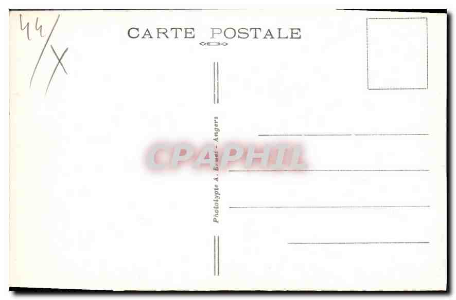 CPA La Baule sur Mer Loire Inf Vue generale de la Plage prise du Dancing du Casino  — Rückseite