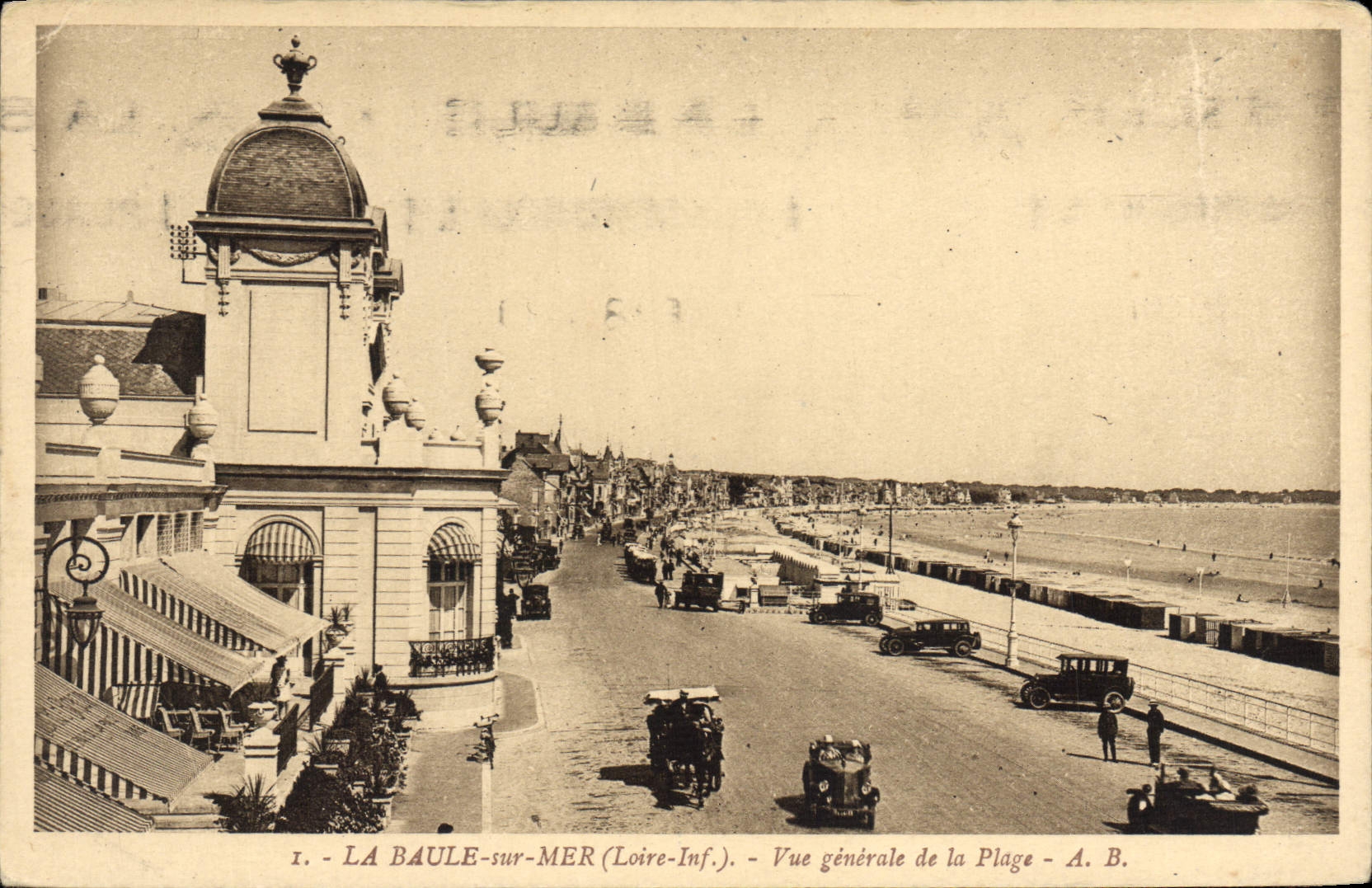 CPA La Baule sur Mer Loire Inf Vue generale de la Plage 