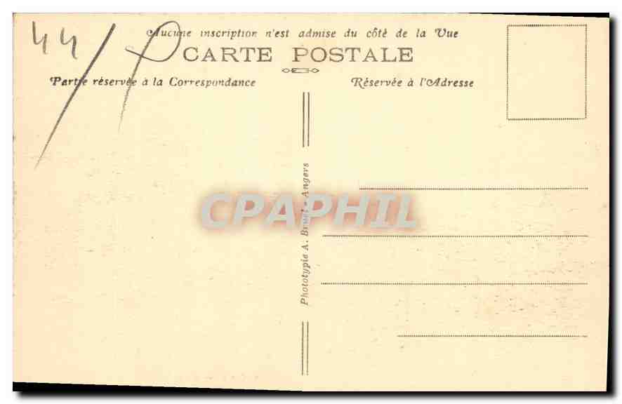 CPA La Baule sur Mer Loire Inf Le Remblai et vue sur le Pouliguen  — Rückseite
