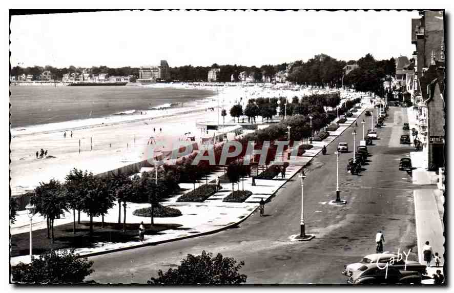 CPM La Baule Loire-Inf Esplanade de l'Hermitage et Plage Benoist 