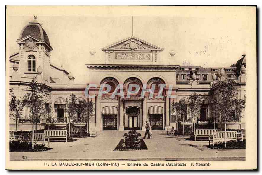 CPA La Baule sur Mer Loire Inf Entree du Casino 
