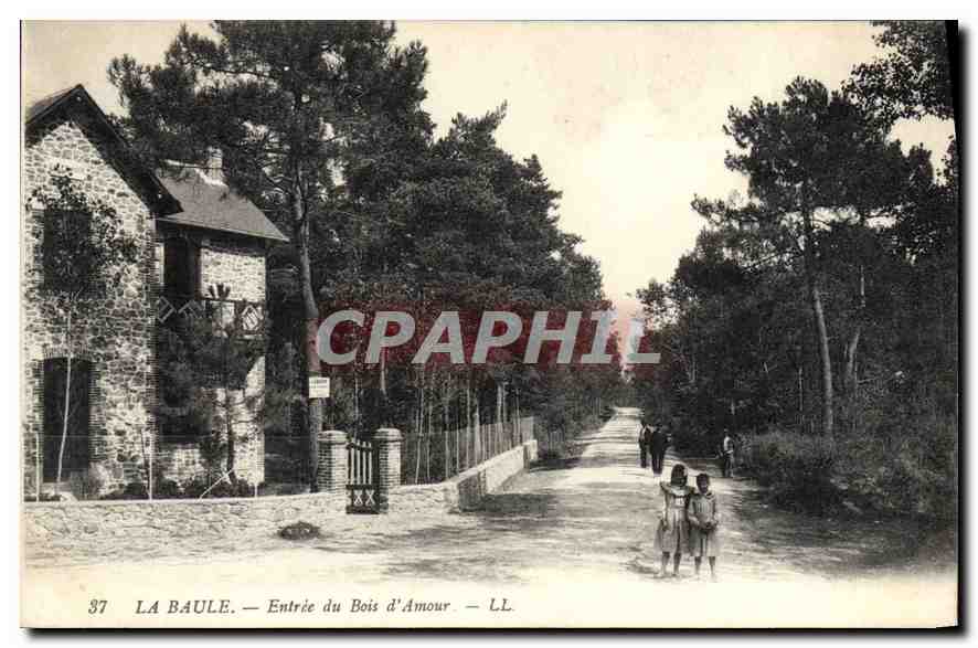 CPA La Baule Entree du Bois d'Amour 