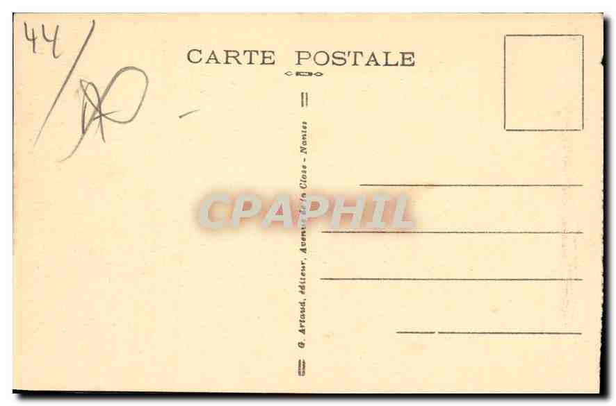 CPA La Baule les Pins La gare — Rückseite