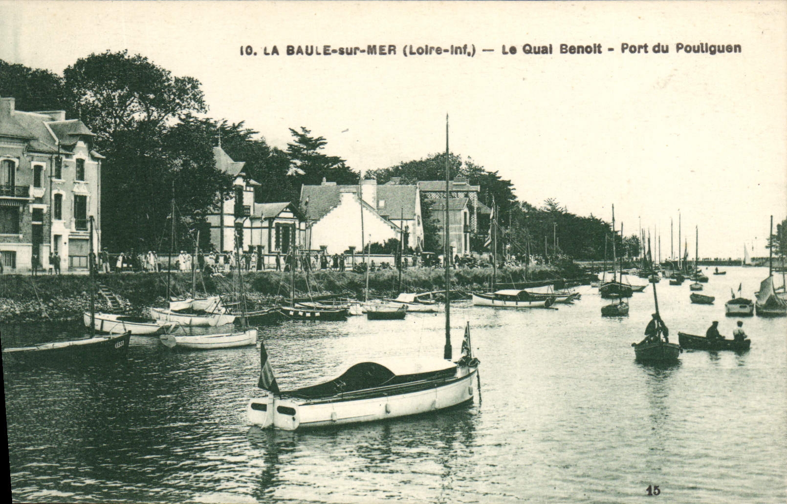 CPA La Baule sur Mer Loire Inf Le Qual Benoit Port du Pouliguen 