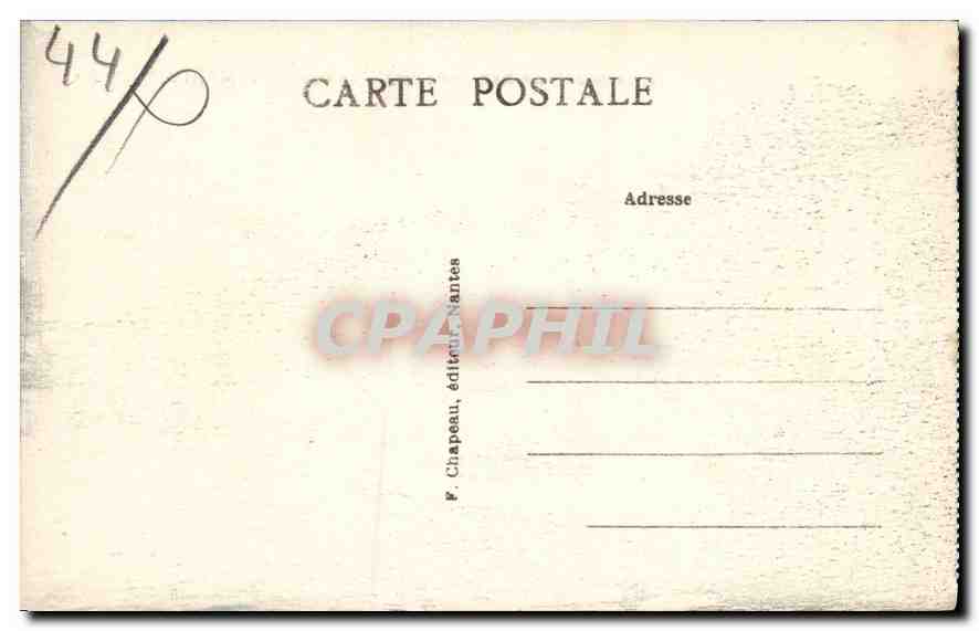 CPA La Baule sur Mer Loire Inf Le Qual Benoit Port du Pouliguen  — Rückseite