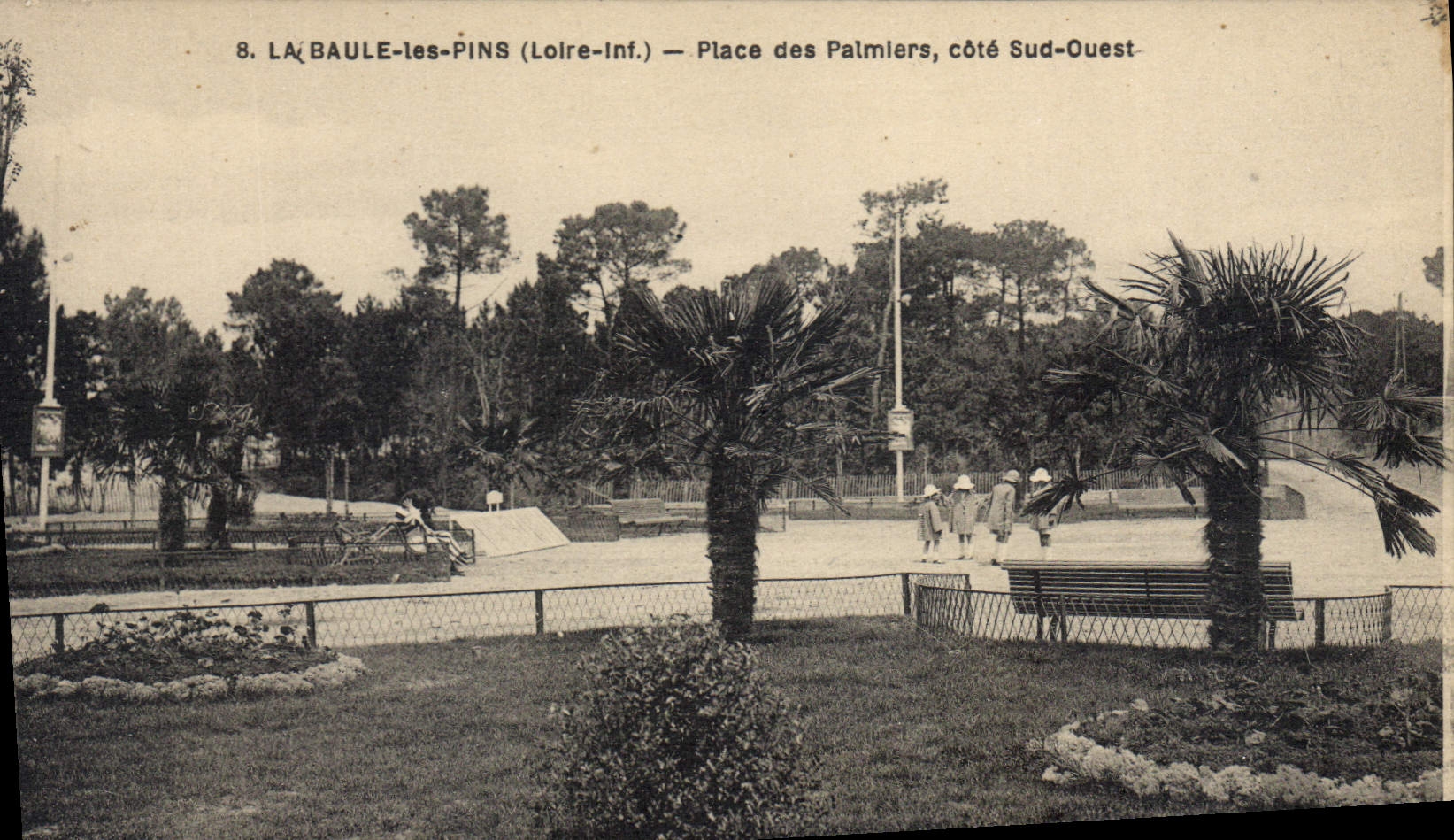 CPA La Baule les Pins Loire Inf Place des Palmiers cote Sud-Ouest 