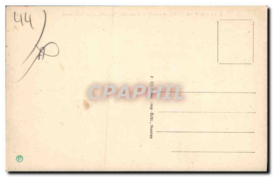 CPA La Baule les Pins Loire Inf Place des Palmiers cote Sud-Ouest  — Back