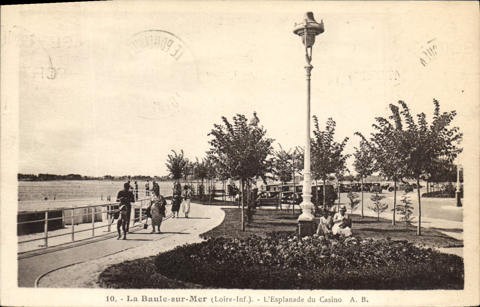 CPA La Baule sur Mer Loire Inf L'Esplanade du Casino 