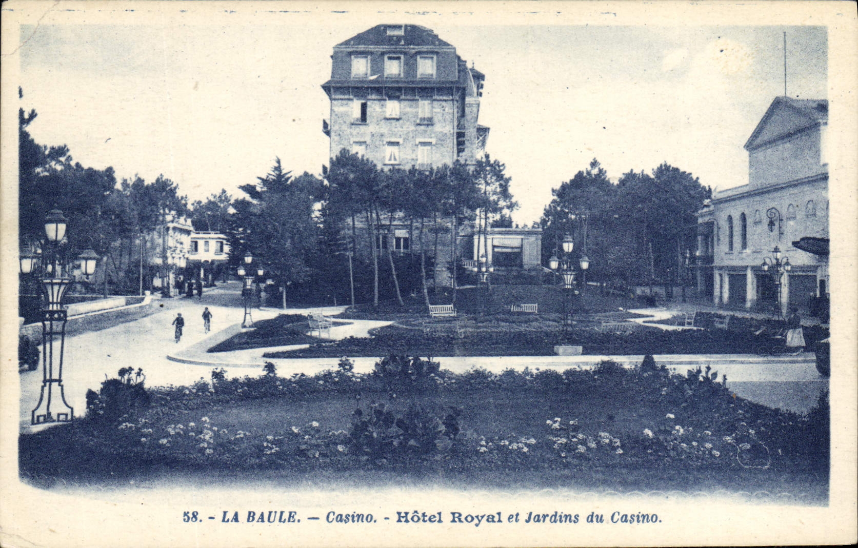 CPA La Baule Casino Hotel Royal et Jardins du Casino 
