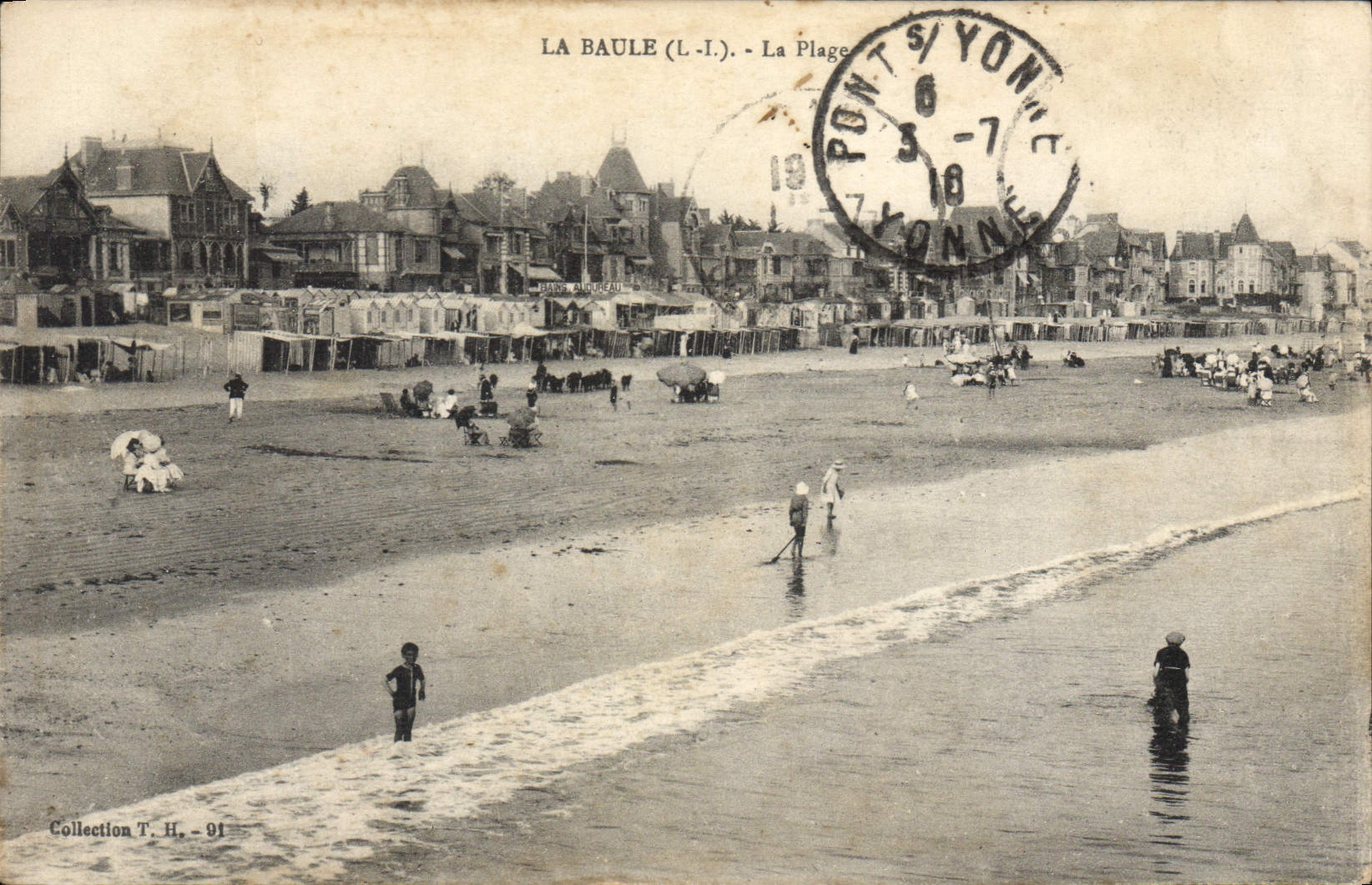 CPA La Baule La Plage 