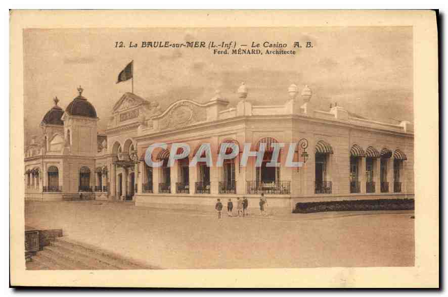 La BRULE-sur-MER (L.-Inf.) — Le Casino — Ferd. MÉNARD, Architecte