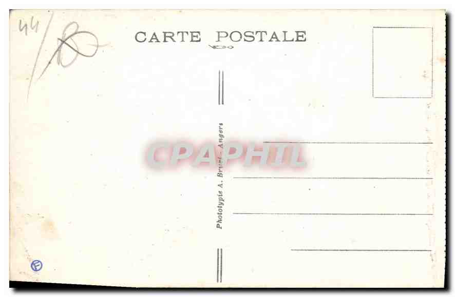 CPA La Baule sur Mer Loire Inf Vue generale de la Plage  — Rückseite