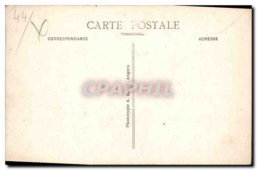 CPA La Baule sur Mer Loire Inf La Square du Casino vers Ker Causette automobile — Rückseite