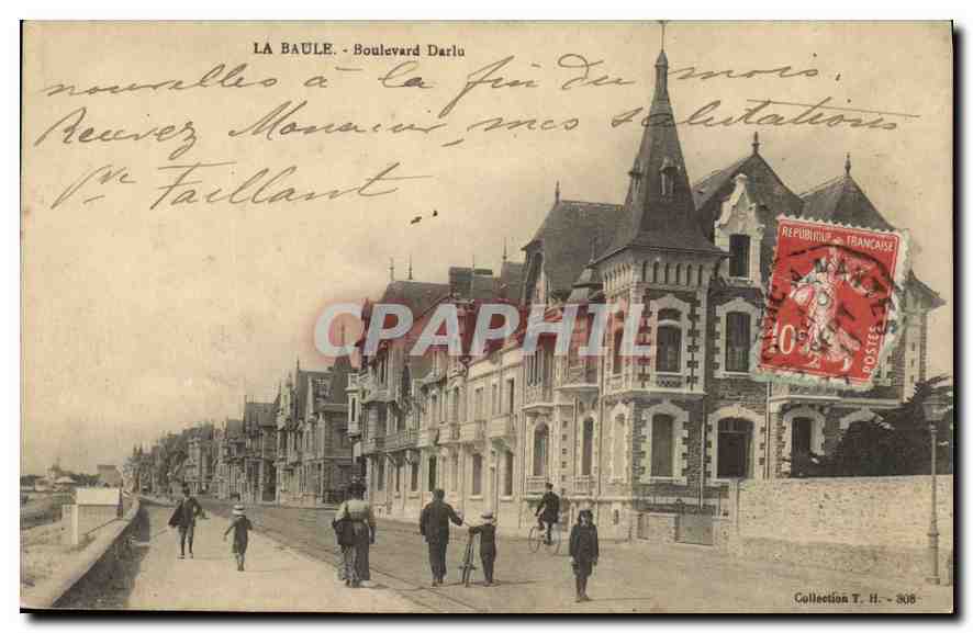 CPA La Baule Boulevard Darlu 