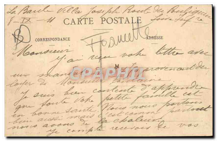 CPA La Baule Boulevard Darlu  — Rückseite