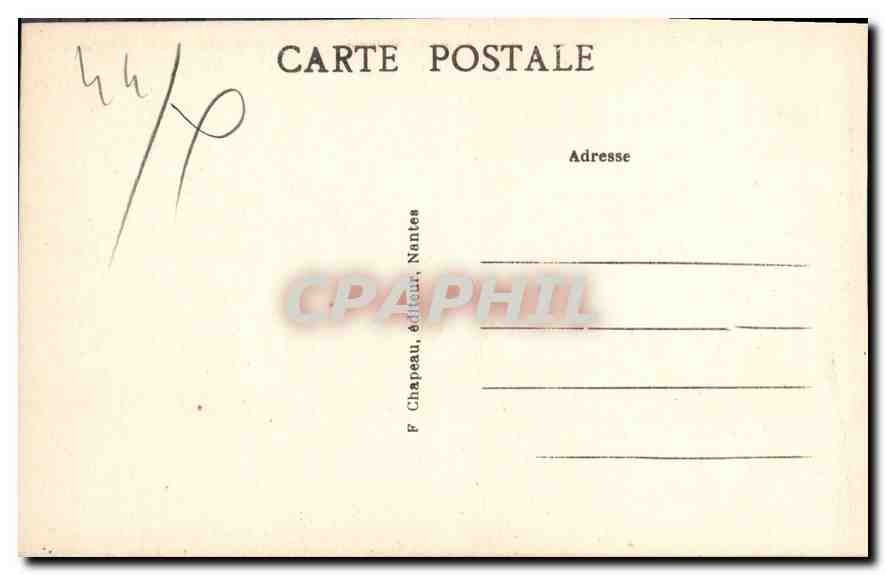 CPA La Baule sur Mer Loire Inf Plage et Remblai — Rückseite