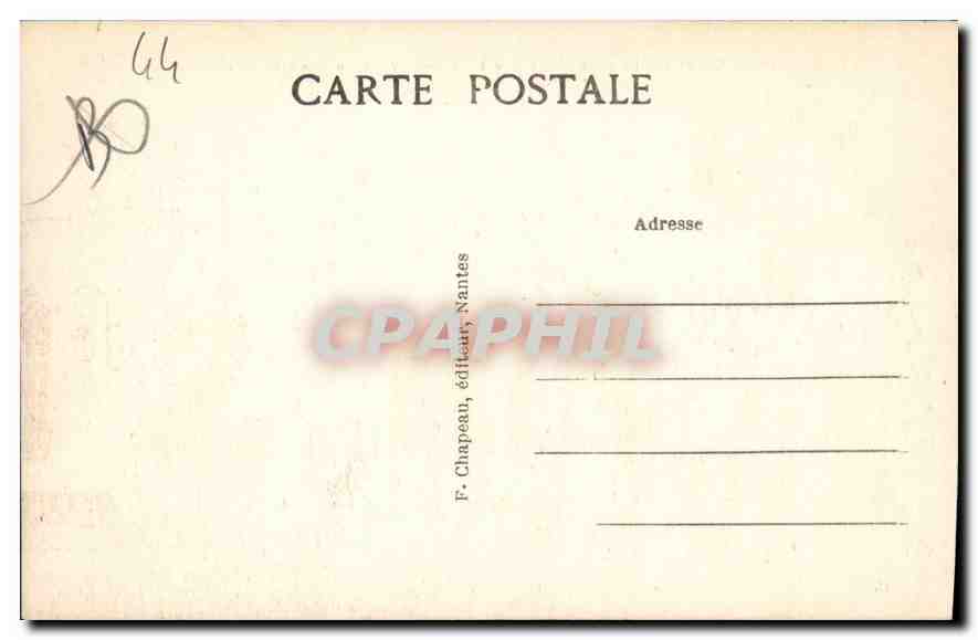 CPA La Baule sur Mer Loire Inf La Plage devant le Boulevard Hennecart  — Back