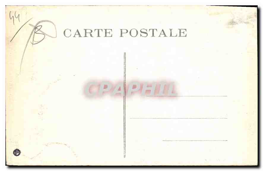 CPA La Baule Villas sur la Plage  — Rückseite