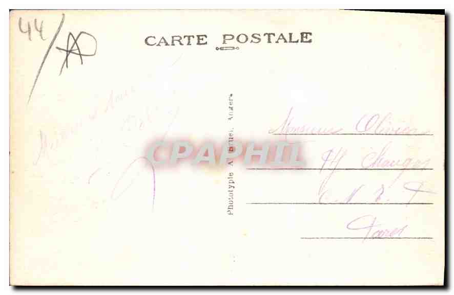 CPA La Baule Vue generale de la Plage  — Rückseite