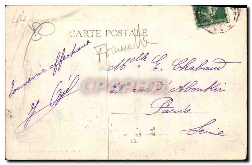 CPA Batz Loire Marais Salants pres de Kervalet  — Rückseite