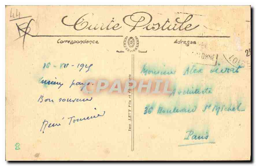 CPA Batz La Chapelle Notre Dame du Murier  — Rückseite