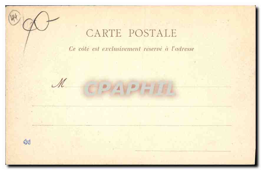 CPA Le Bourg de Batz Un coin de la plage  — Rückseite