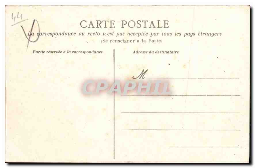 CPA Le Bourg de Batz Loire La Pointe vue de la jetee  — Rückseite