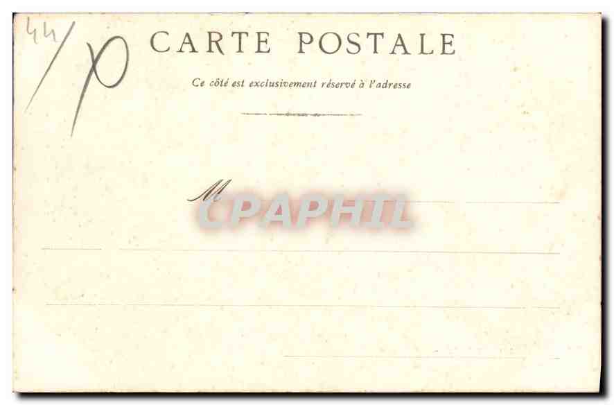 CPA Bourg de Batz Les Eglise  — Rückseite