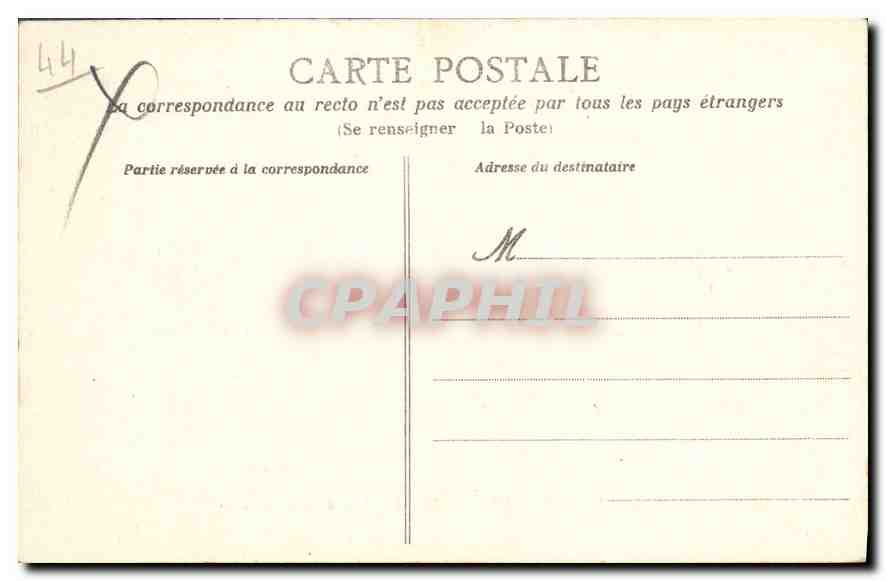 CPA Le Bourg de Batz La Plage a l'heure du bain  — Rückseite