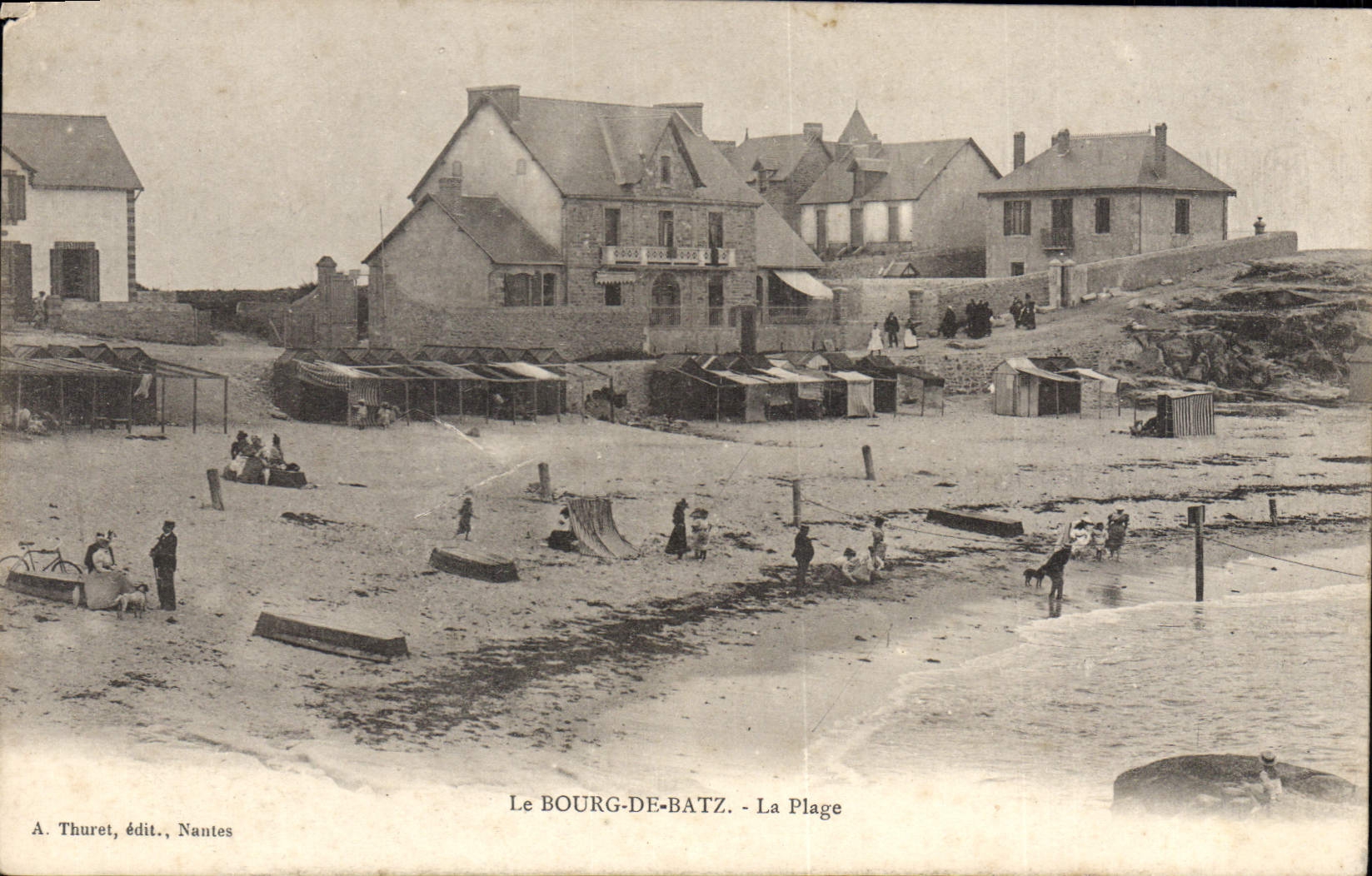 CPA Le Bourg de Batz La Plage 