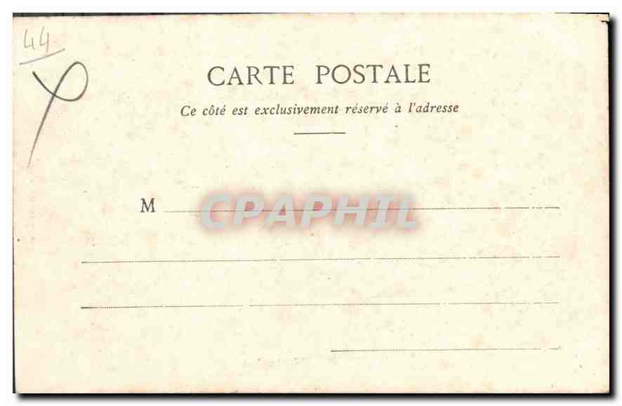 CPA Le Bourg de Batz La Plage  — Rückseite