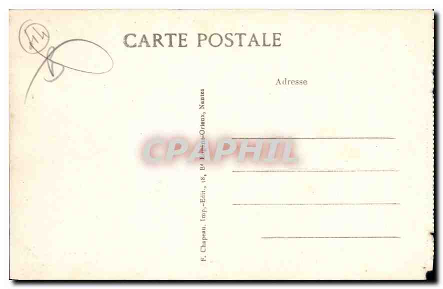 CPA Batz Noce de Paludiers Mariage — Rückseite
