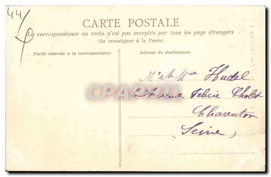 CPA Bourg de Batz Folklore — Rückseite