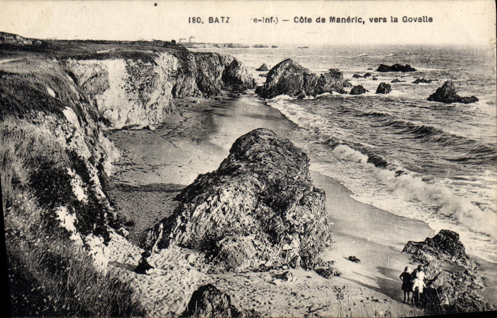 CPA Batz Cote de Meneric vers la Govelle 