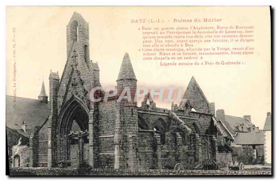 CPA Batz Ruines du Murier 