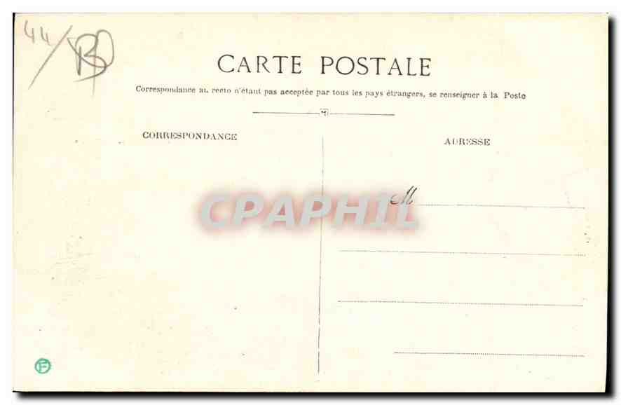 CPA Batz Ruines du Murier  — Rückseite