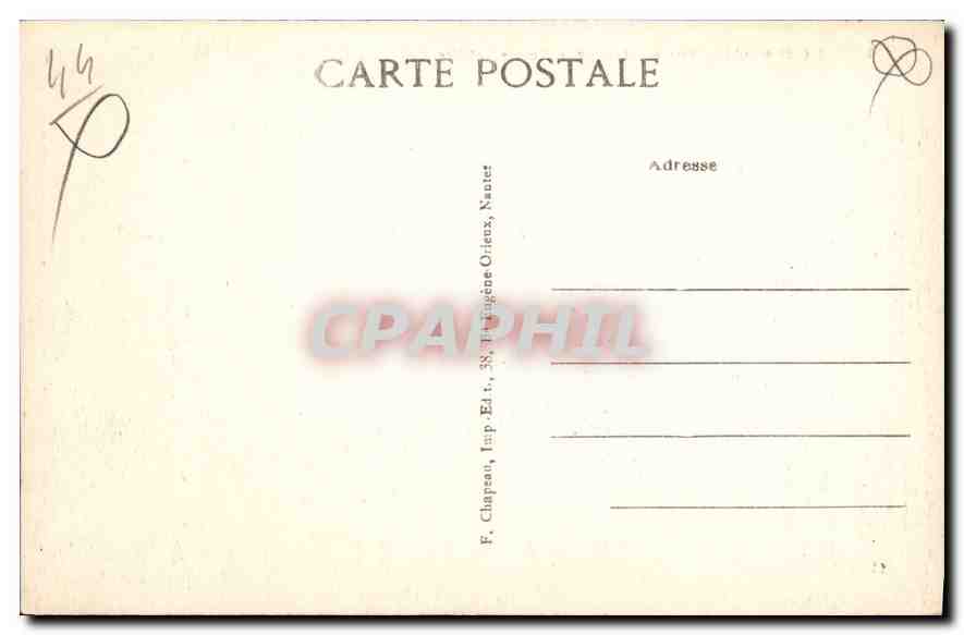 CPA Batz Vue generale des Marais Salants  — Rückseite