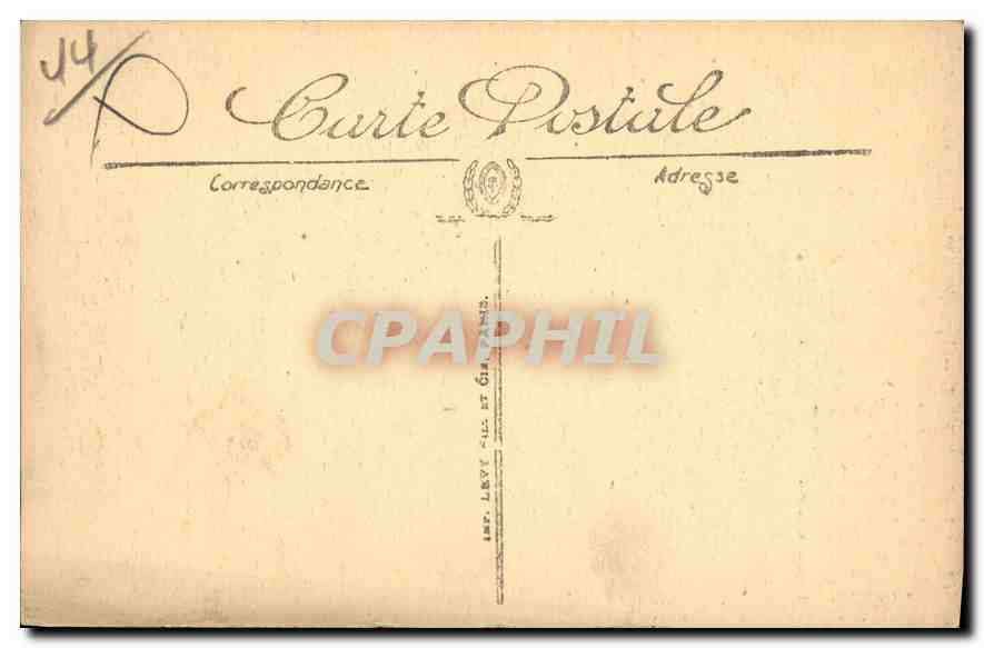 CPA Bourg de Batz Eglise des XV et XVI siecle  — Rückseite