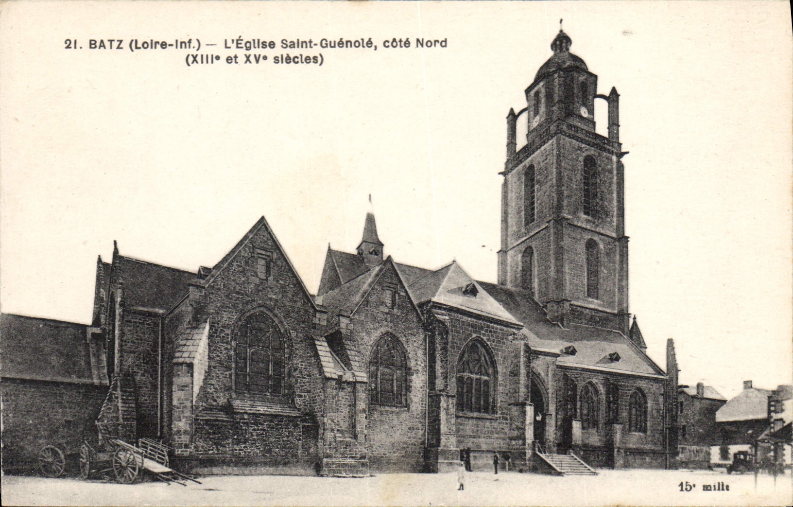 CPA Batz L'Eglise Saint Guenole cote Nord 