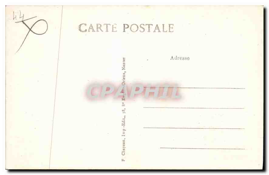 CPA Batz L'Eglise Saint Guenole cote Nord  — Back