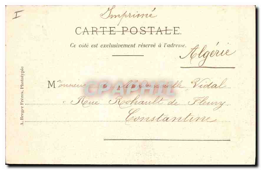 CPA Montargis Eglise St Magdeleine  — Rückseite