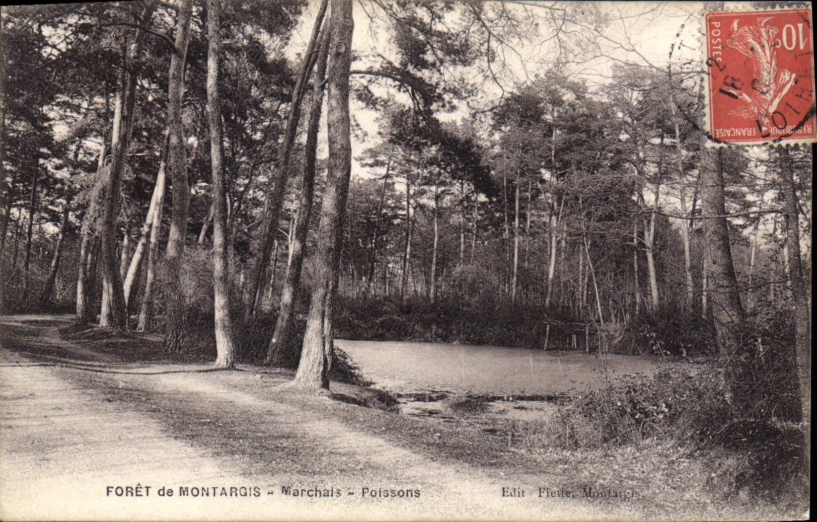 CPA Foret de Montargis Poissons