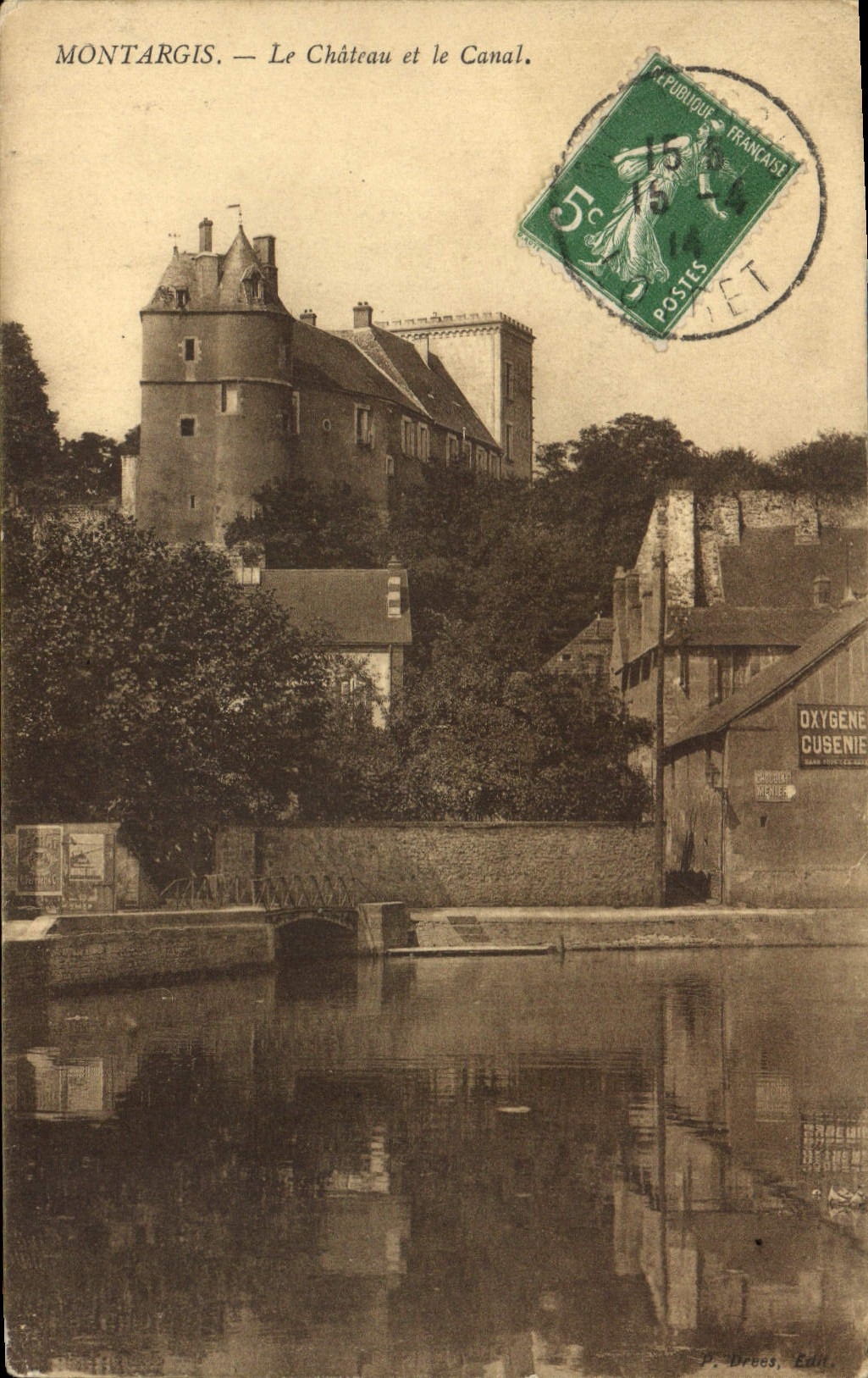 CPA Montargis Le Chateau et le Canal 