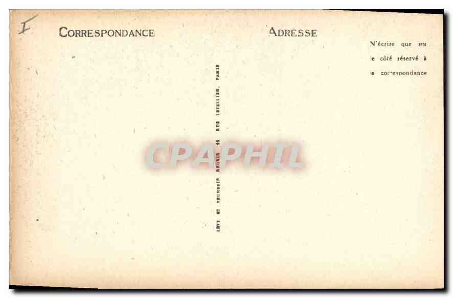 CPA Montargis Le Chien de Montargis  — Rückseite