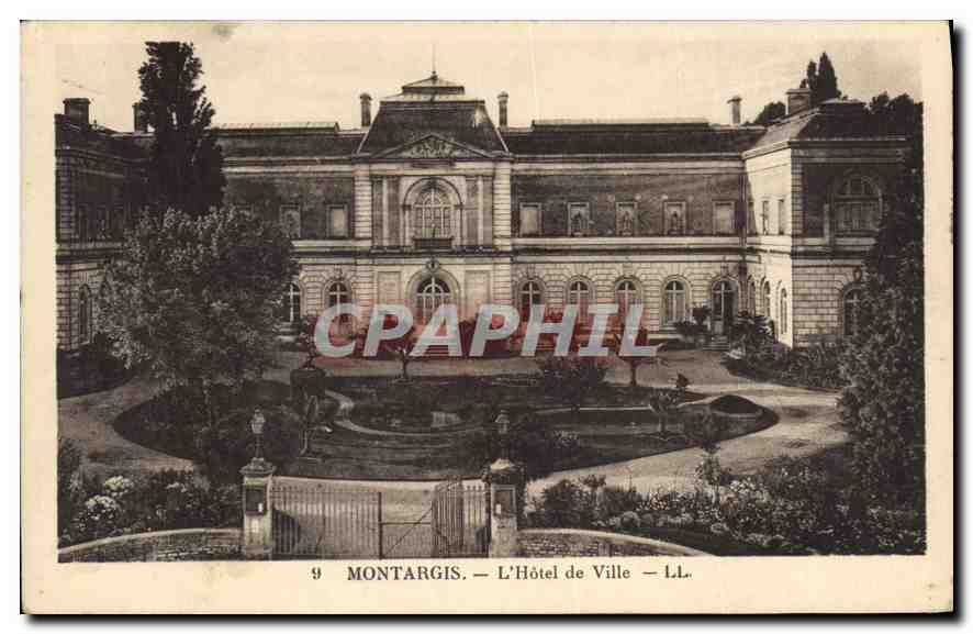 CPA Montargis l'Hotel de ville 