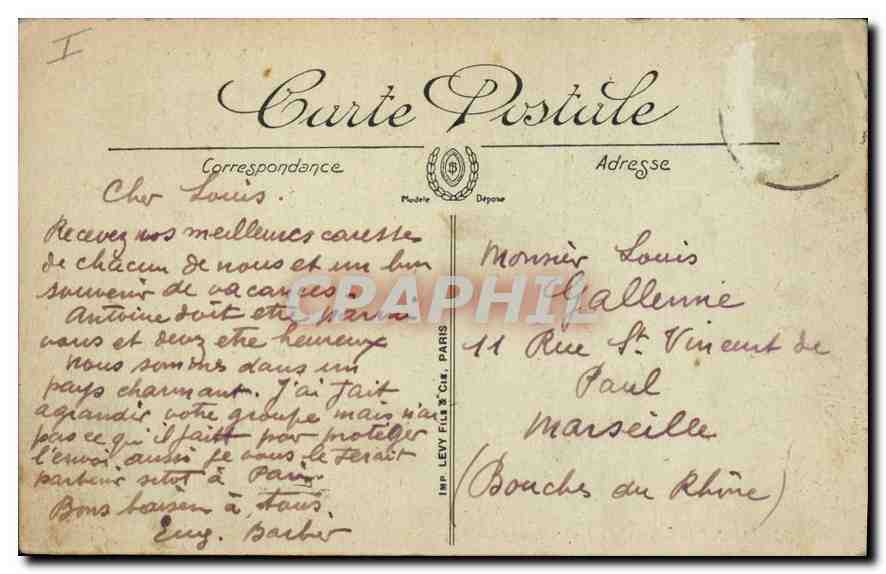 CPA Montargis Le Jardin Durzy  — Rückseite