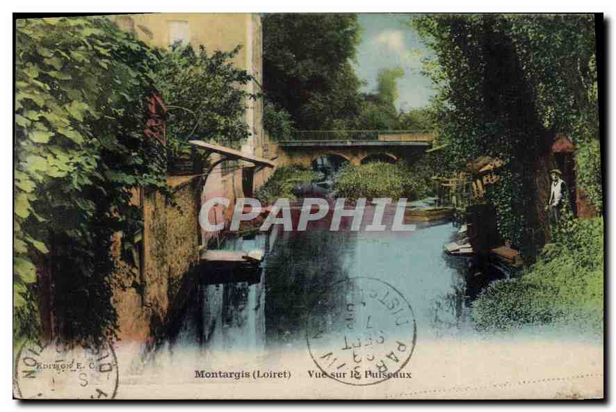 CPA Montargis Vue sur le Puiseaux 
